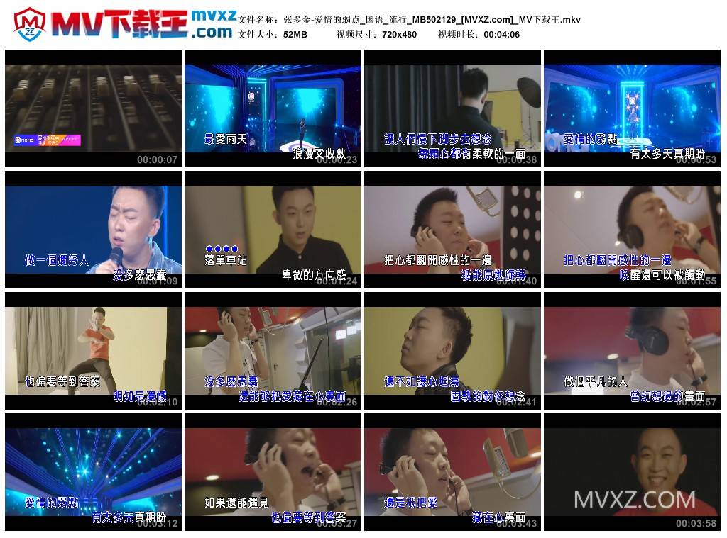 张多金-爱情的弱点_国语_流行_MB502129